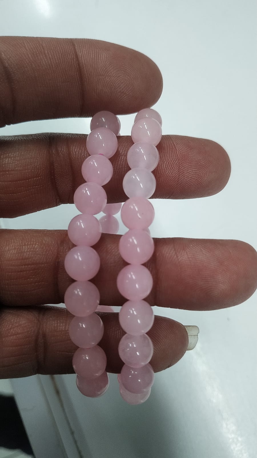 Rose Quartz Bracelet for Love & Emotional Balance (8 mm Beads) | Natural Crystal