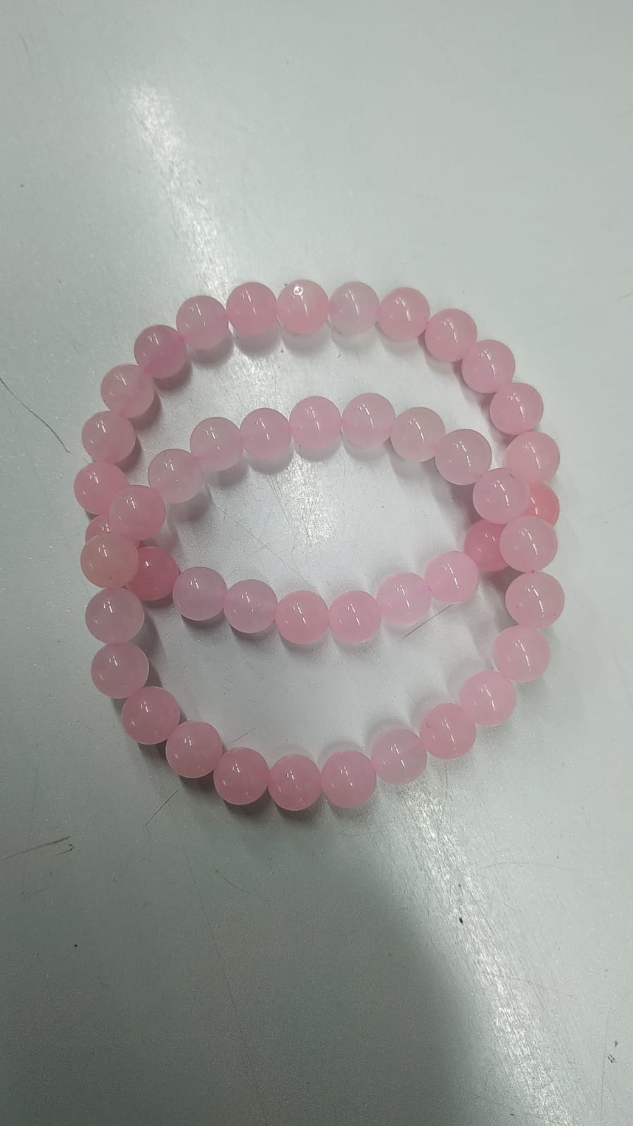 Rose Quartz Bracelet for Love & Emotional Balance (8 mm Beads) | Natural Crystal